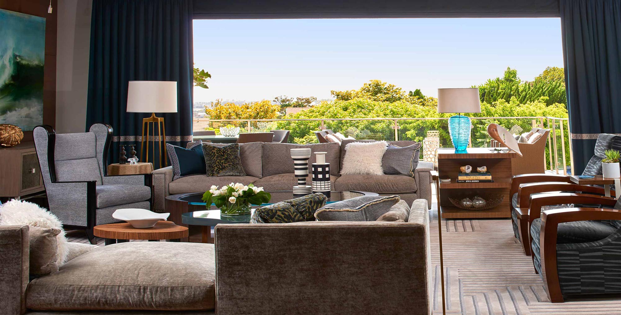 living room with a view living room with a view